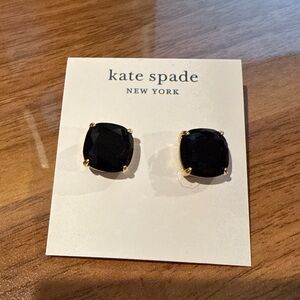 Kate Spade Black and Gold Stud Earrings